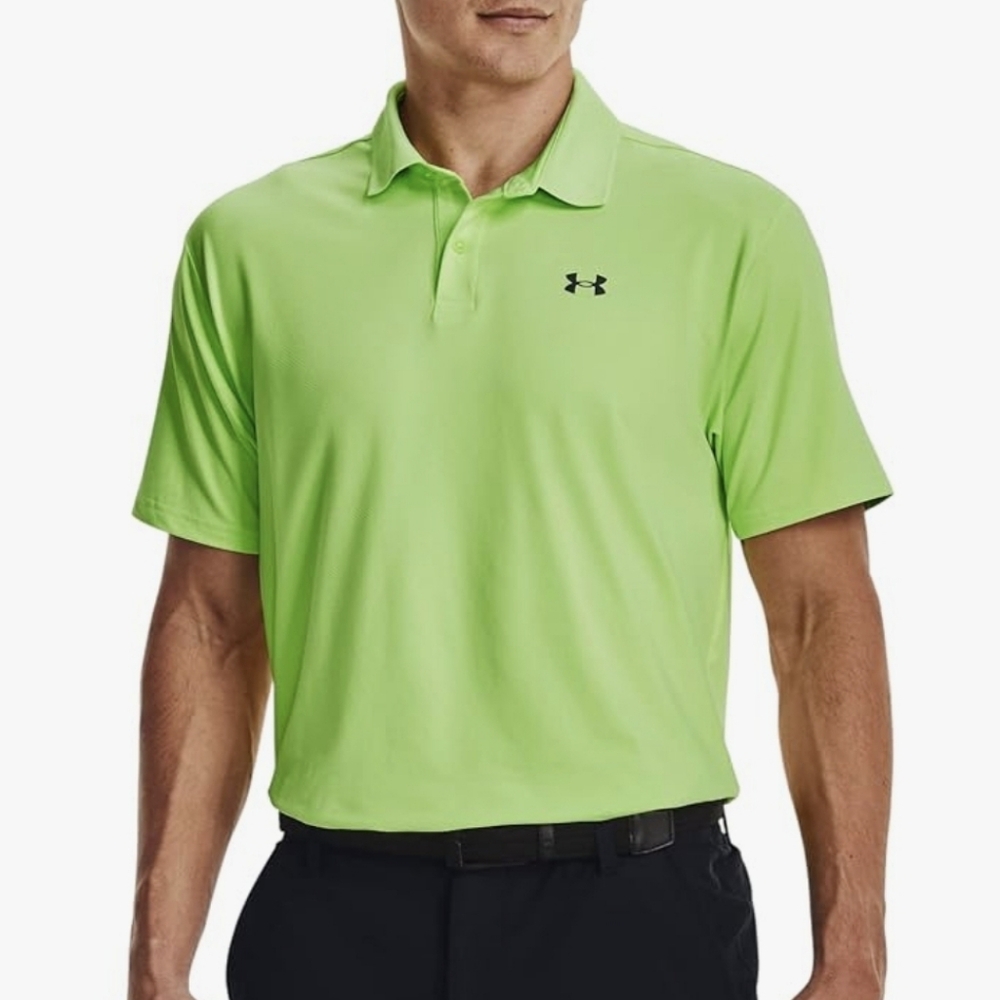 Under Armour Men's Polo Shirt Nylon/Elastane Blend Tennis Sportwear Casual Sz L